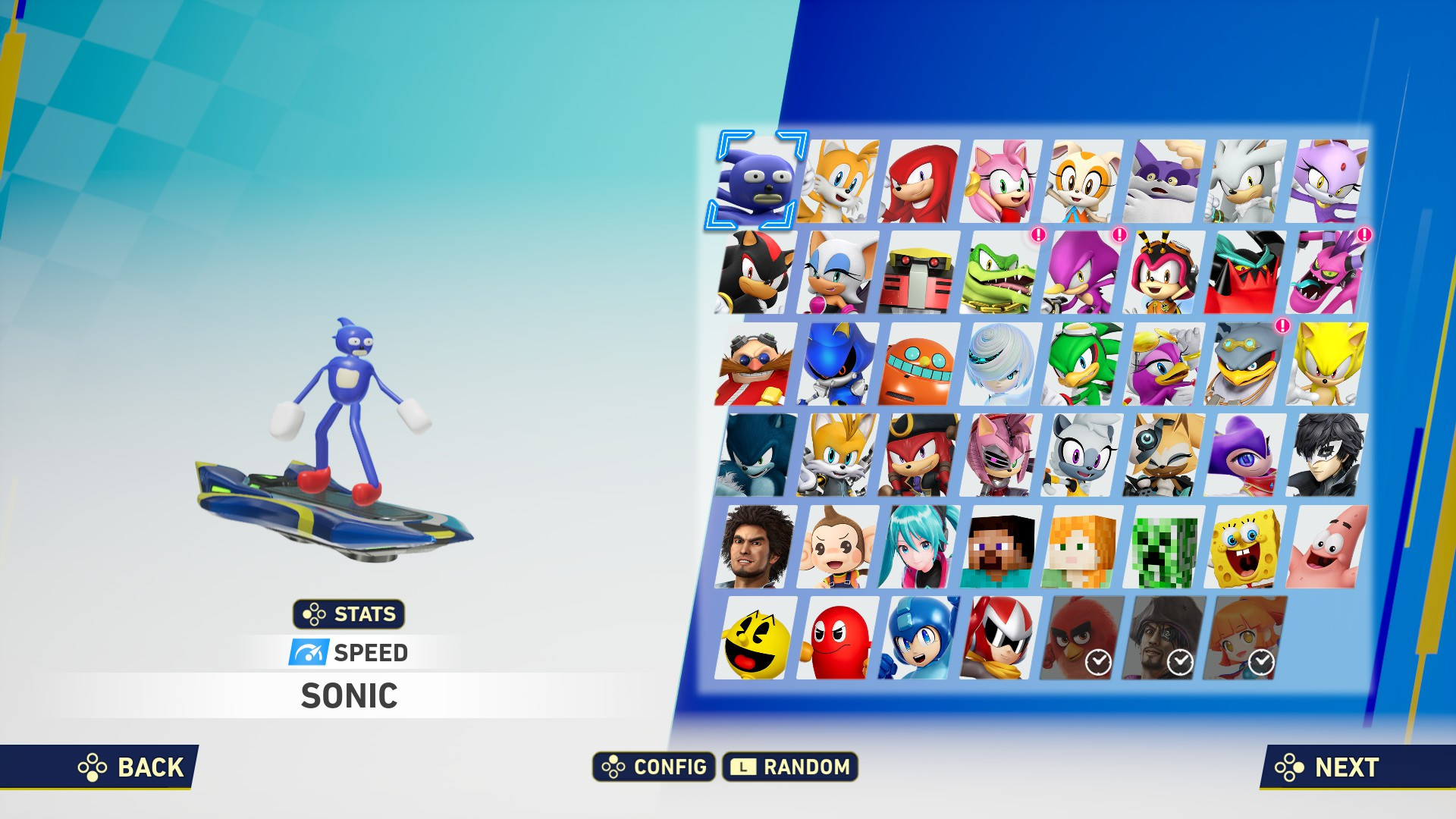 Sanic Unballed Mod for Sonic Racing: CrossWorlds | SR:CW Mods
