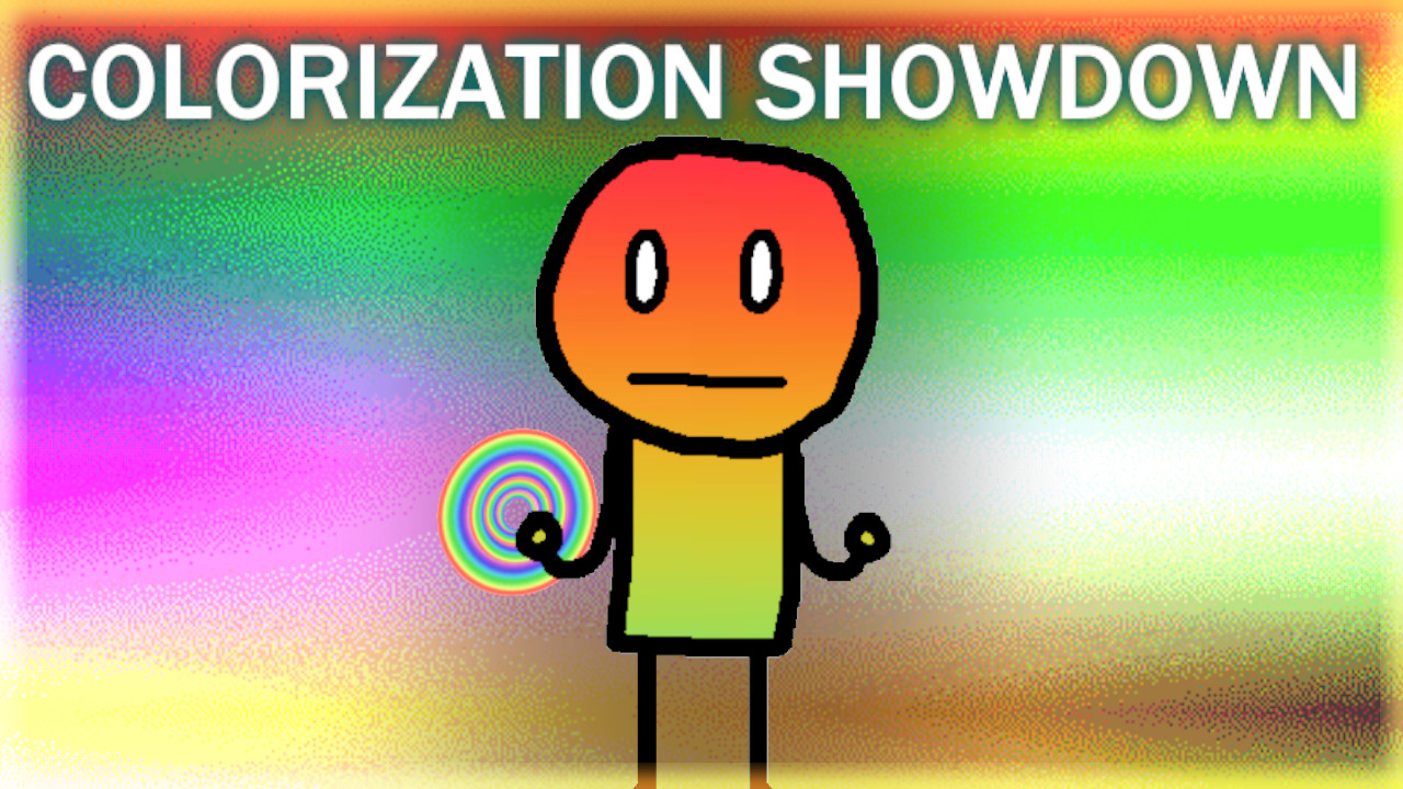 COLORIZATION SHOWDOWN (vs rainbow guy)