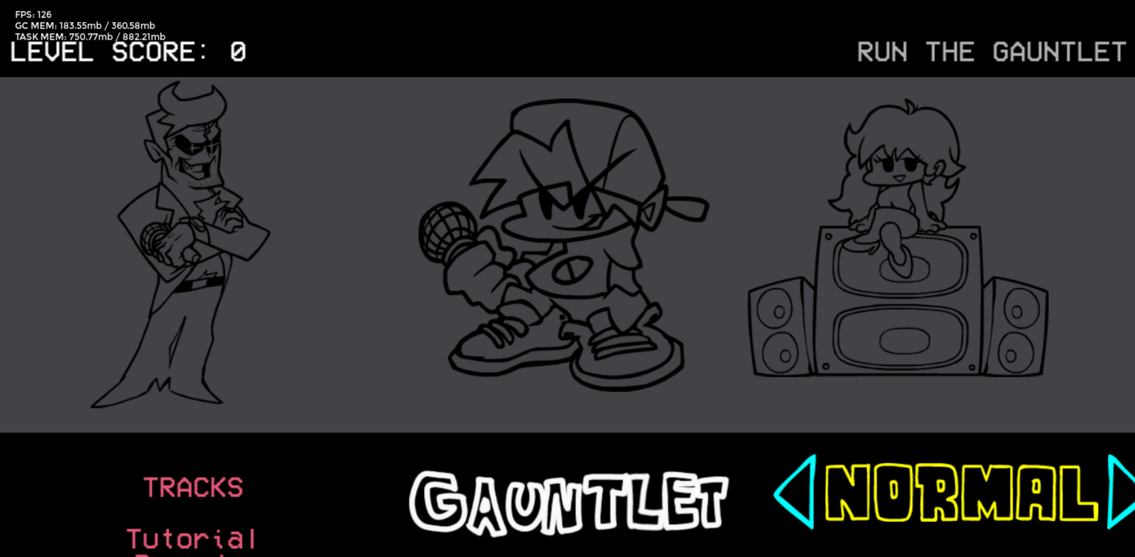 Friday Night Funkin' Run The Gauntlet