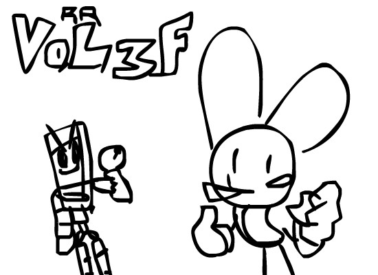 Friday Ramble Rabbit RANDOM RABBIT V2.1 (happy april fools) Mod for Friday Night Funkin ...