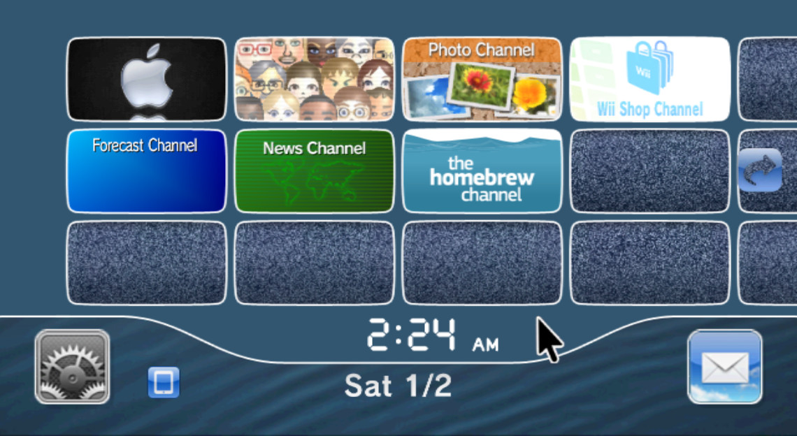 Apple iOS 6 - Wii Menu Theme