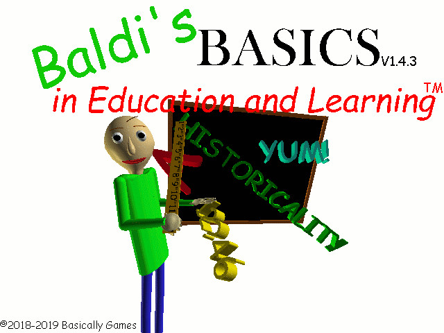 Baldi's Basics but i voiced all of the SFX