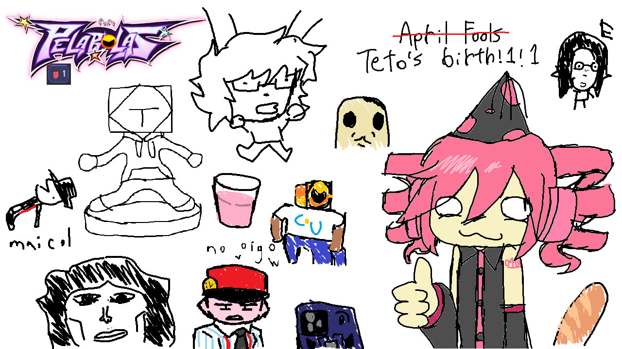 fnf: PELABOLAS | APRIL FOOLS / TETO'S BDAY