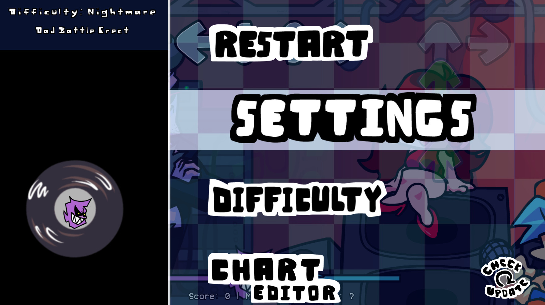 Psych Engine Custom Pause Mod for Friday Night Funkin' | FNF Mods