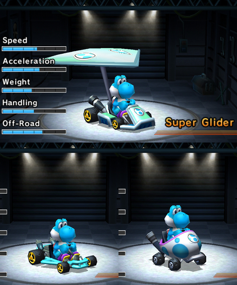ExoDendrite's Yoshi Color Pack Mod for Mario Kart 7 | MK7 Mods