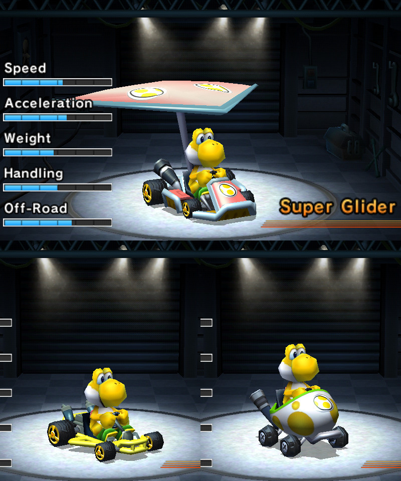 ExoDendrite's Yoshi Color Pack Mod for Mario Kart 7 | MK7 Mods