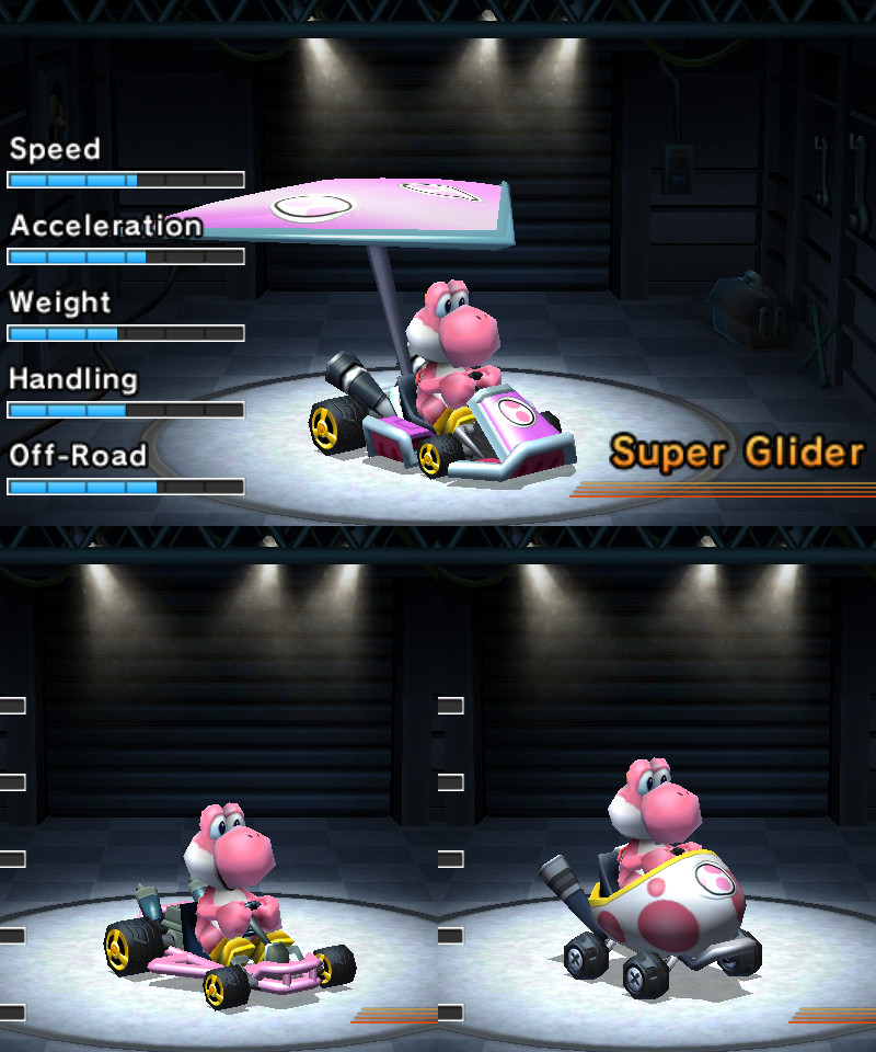ExoDendrite's Yoshi Color Pack Mod for Mario Kart 7 | MK7 Mods