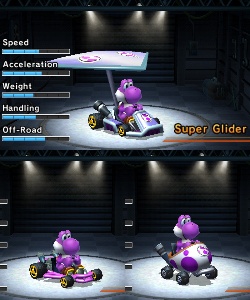 ExoDendrite's Yoshi Color Pack Mod for Mario Kart 7 | MK7 Mods