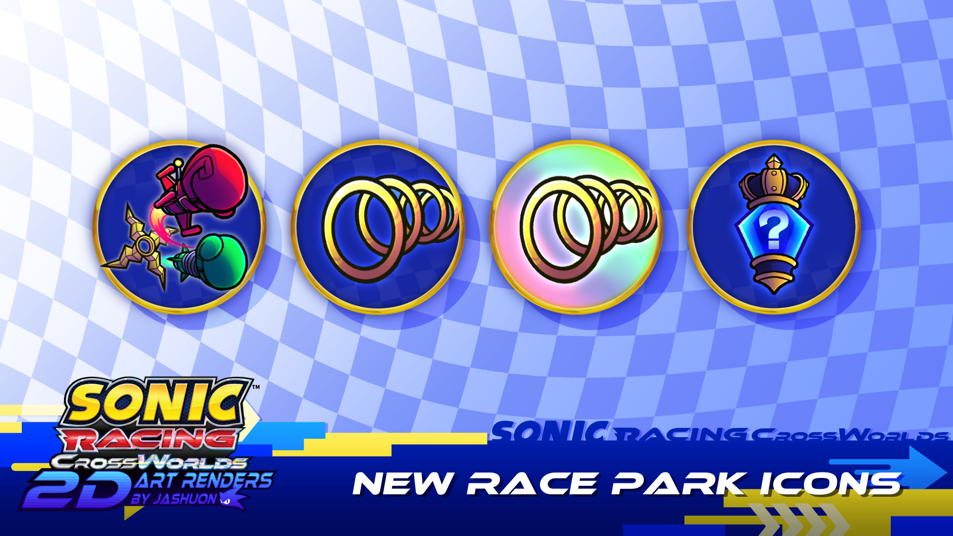 2d Racing Mod 2D Art Renders Mod for Sonic Racing: CrossWorlds | SR:CW Mods