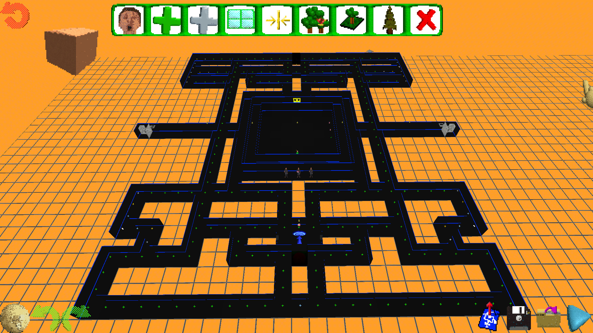 Pac-Man in Baldi's Basics Plus