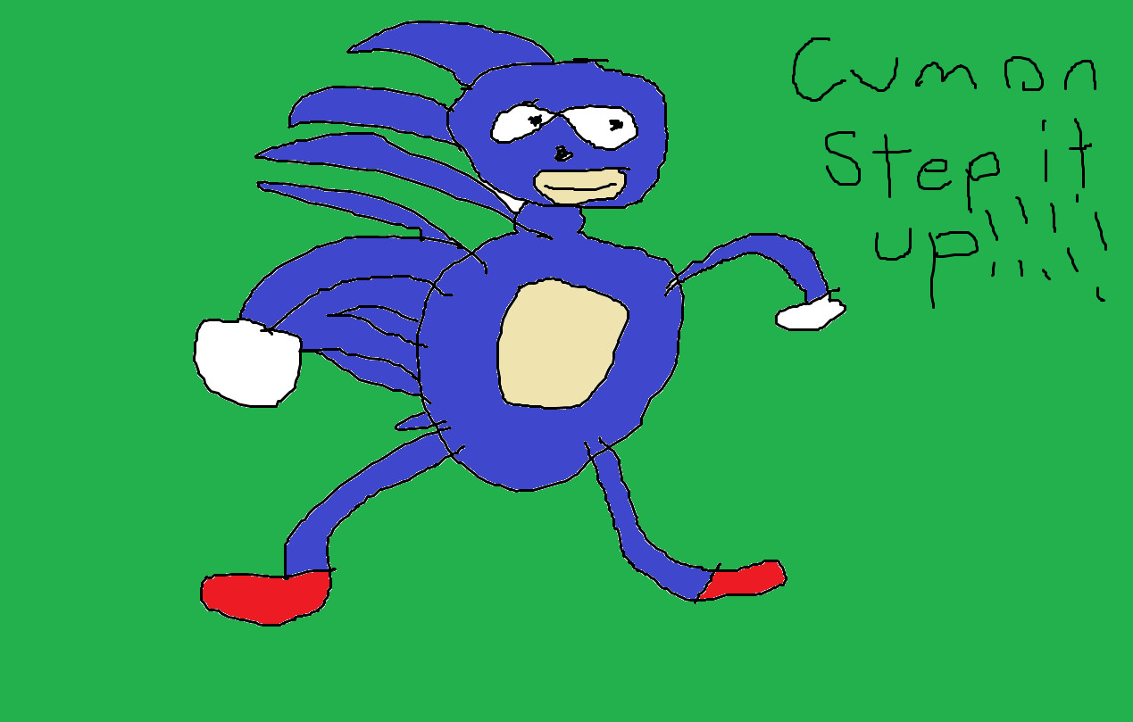 Sanic Hegehog in five nights at frickbears 3