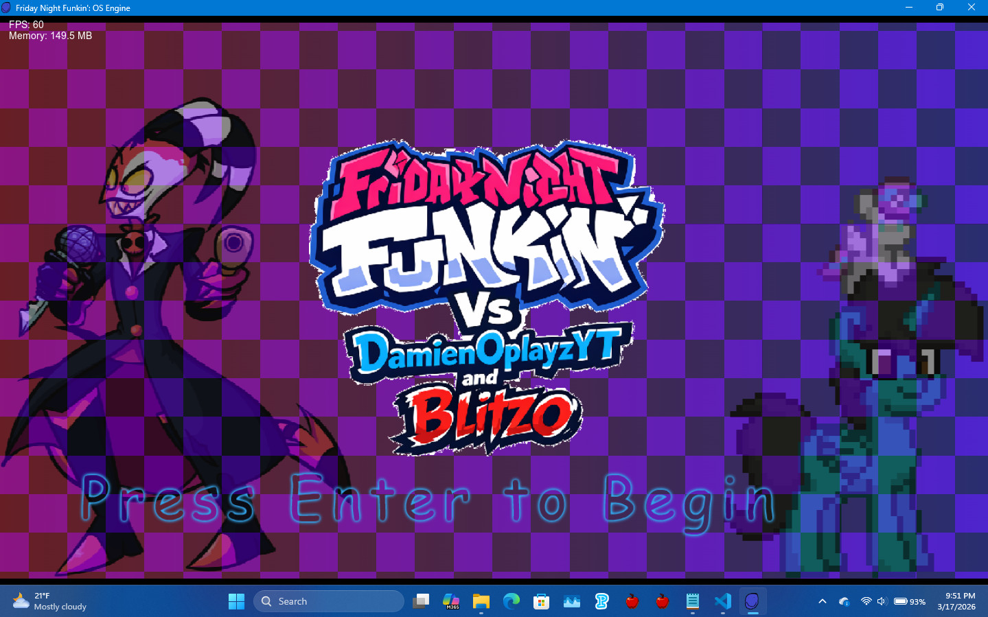 Vs DamienOplayzYT (remastered)