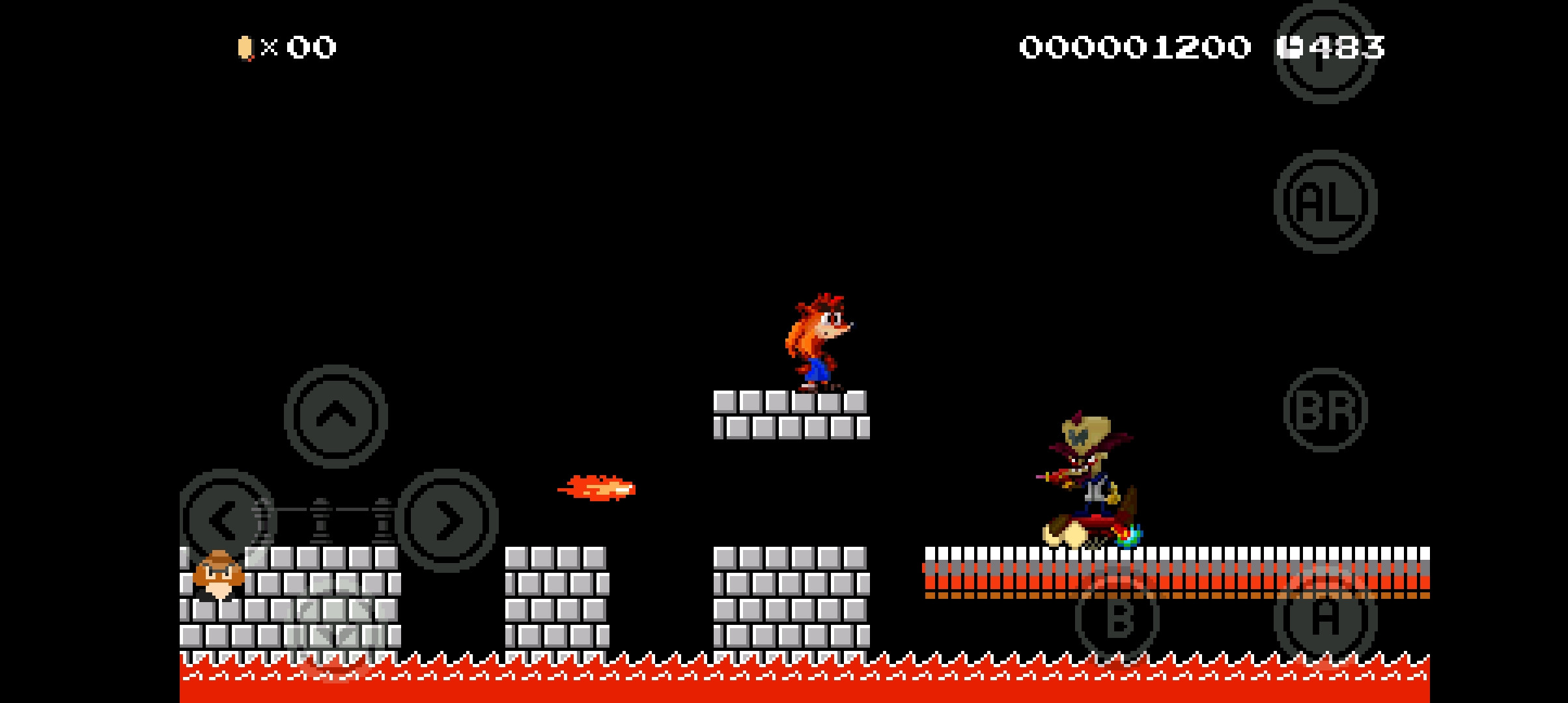 Crash Bandicoot Over Super Mario [ES]