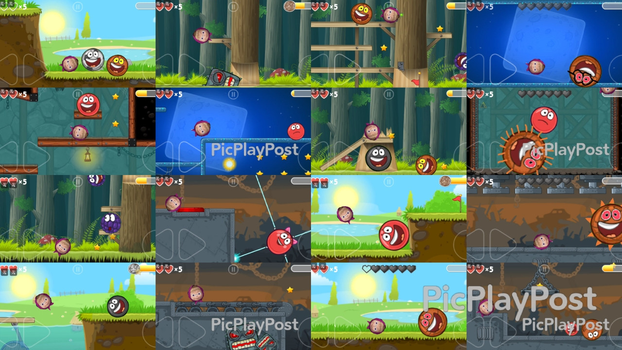 Red Ball 4 Masha Alien no x5 lifes
