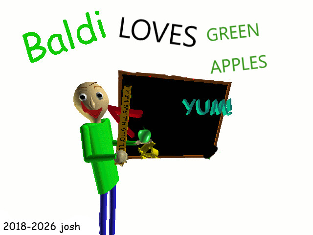 Baldi Loves Green Apples