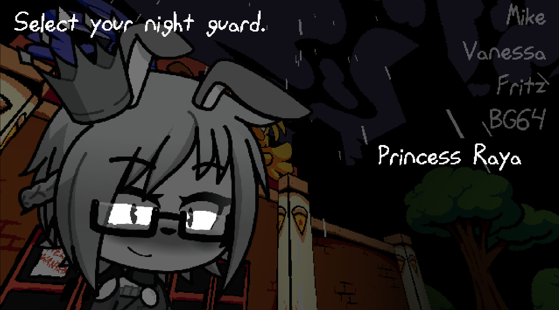 Princess Raya Custom Princess Raya! (Custom NightGuard) Mod for Five Nights at Frickbear's 3 ...