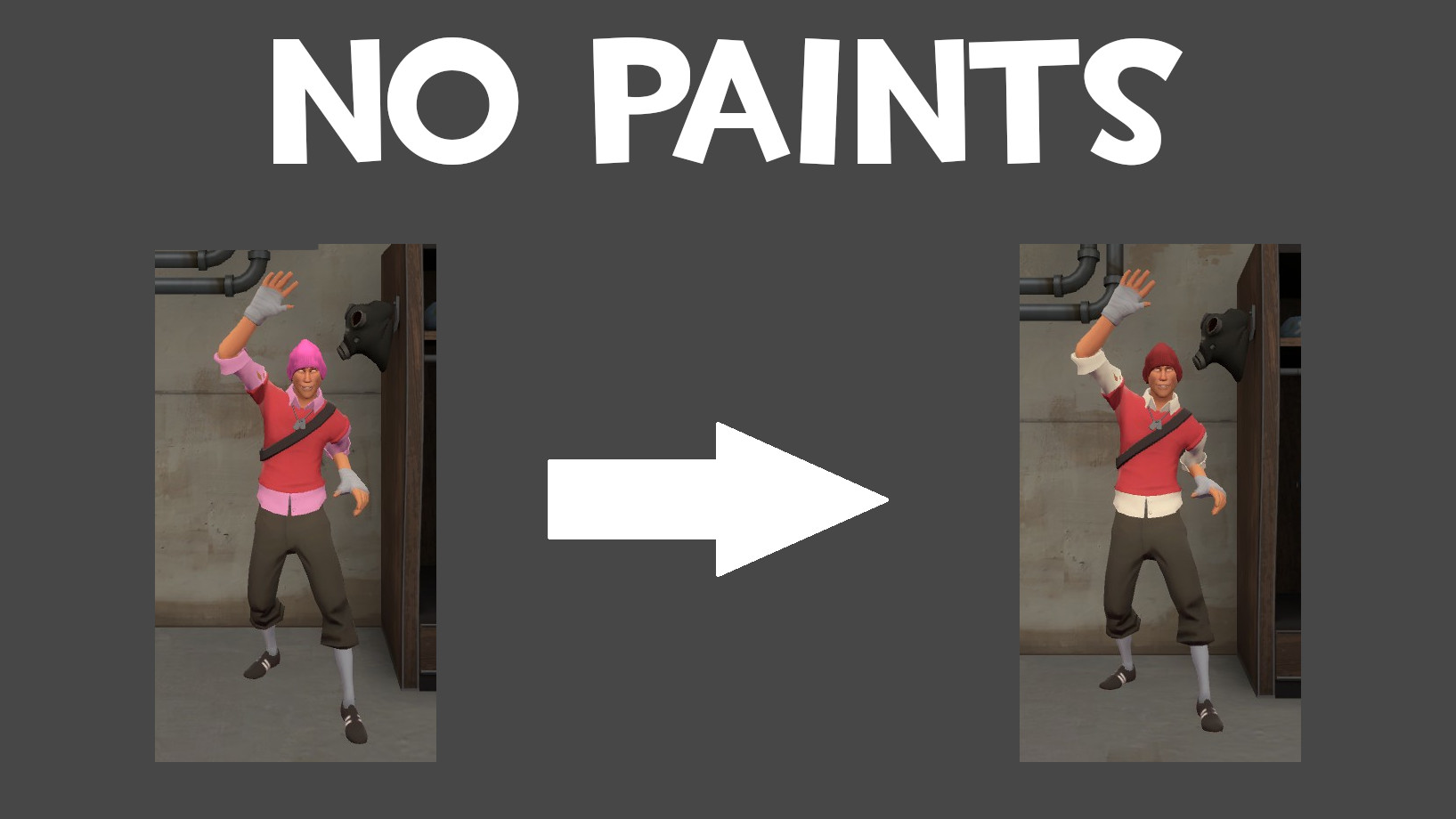 No Cosmetic Paints