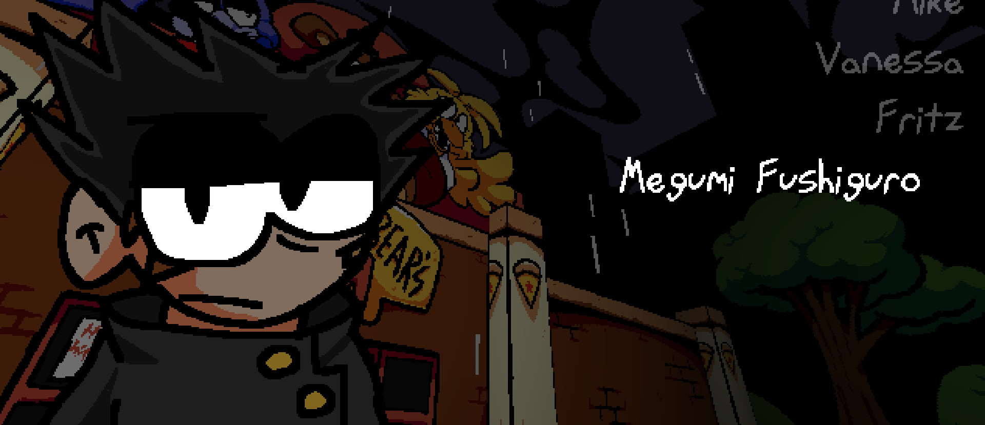 Megumi Fushiguro for Frickbear's 3 Mod for Five Nights at