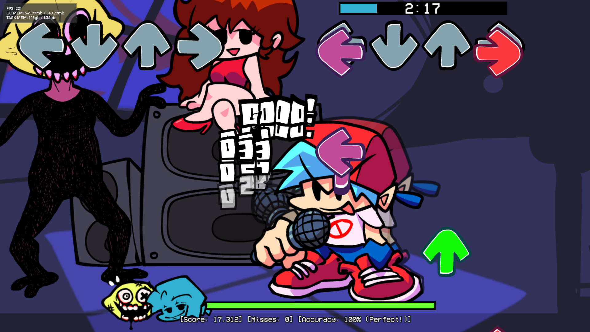 Double Ghost Notes in V-Slice - Fanmade Patch Mod for Friday Night ...