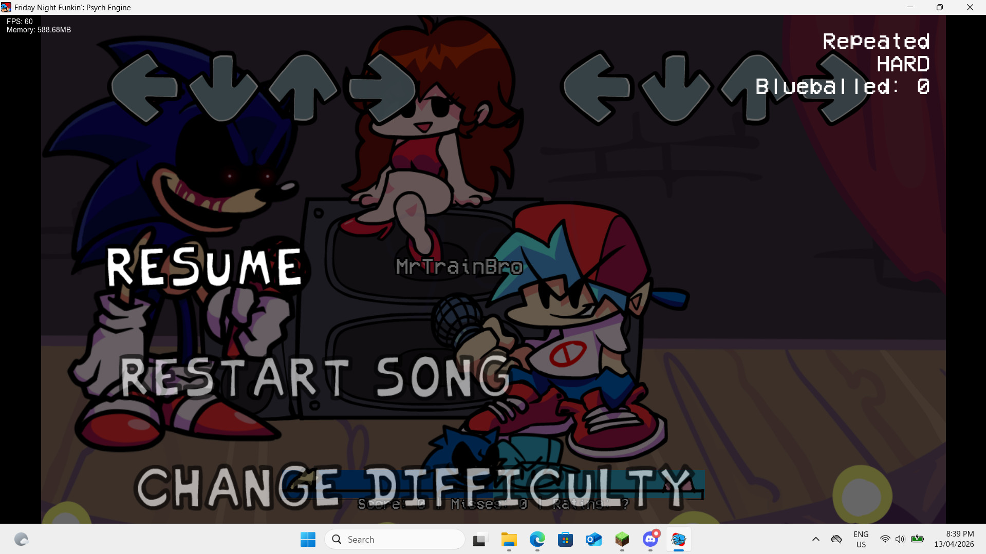 FNF vs sonic.exe too many rounds