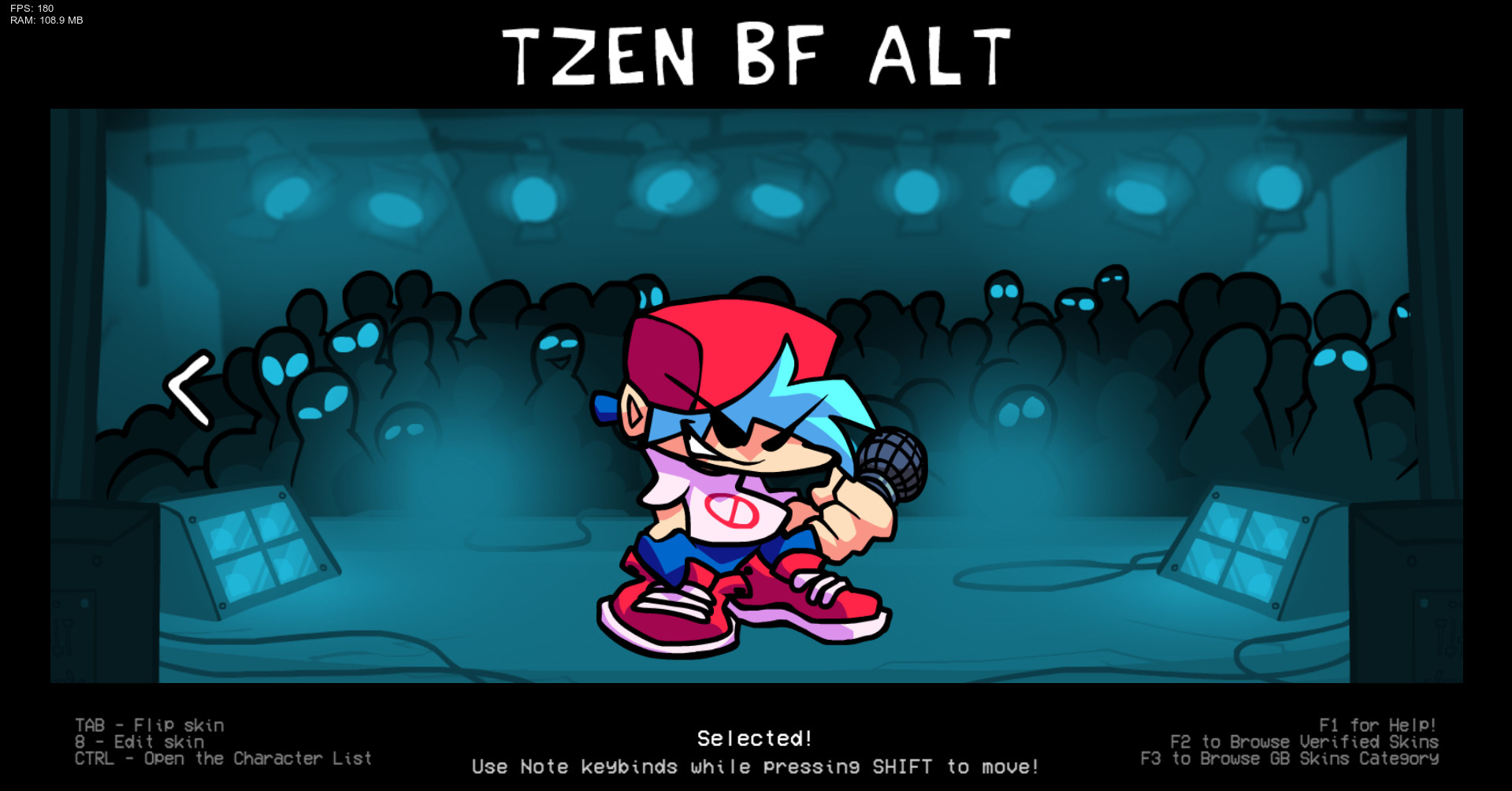 Tzen BF with Alt anims Psych Online Skin