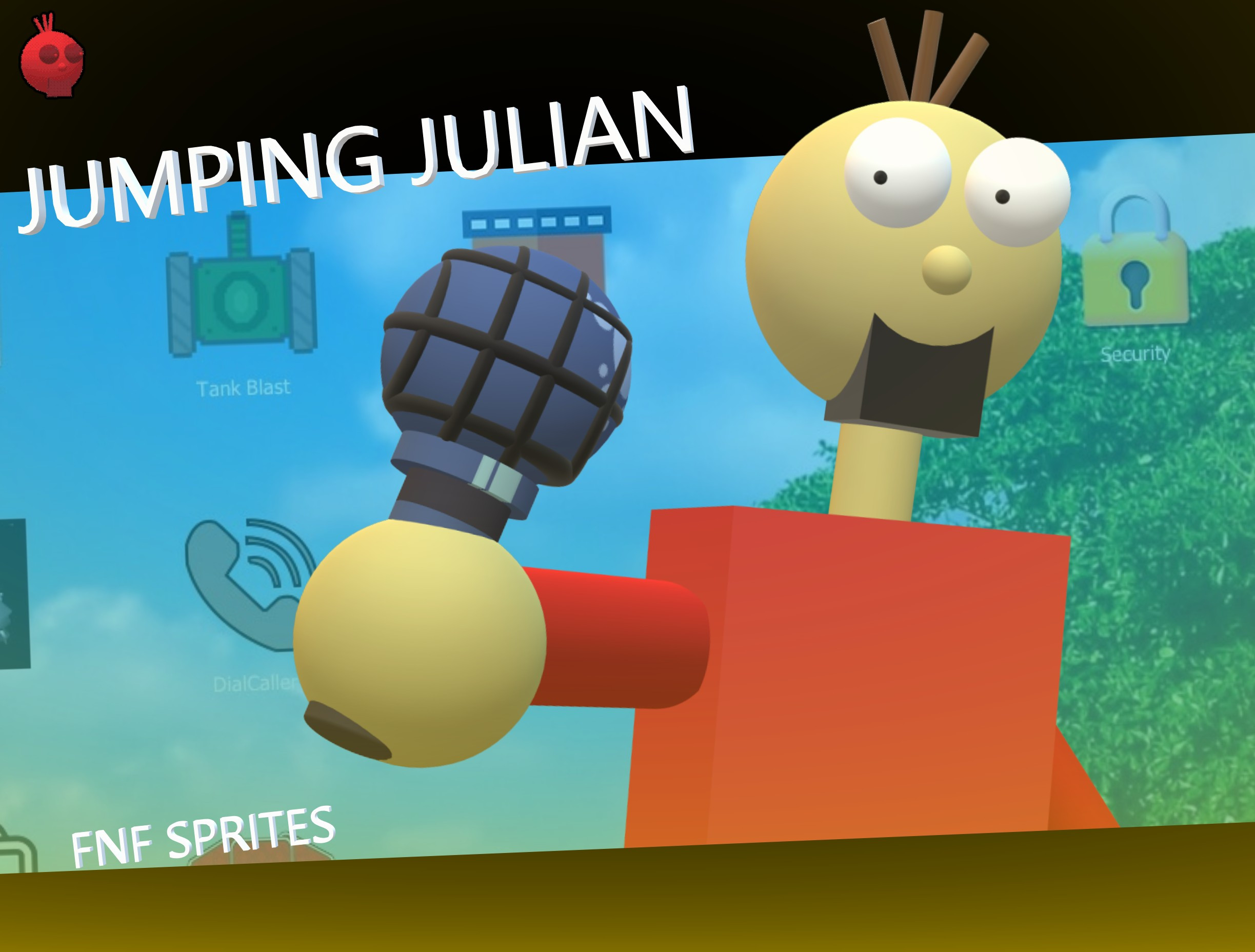 98xx Jumping Julian - Sprites & Chromatic Mod for Friday Night