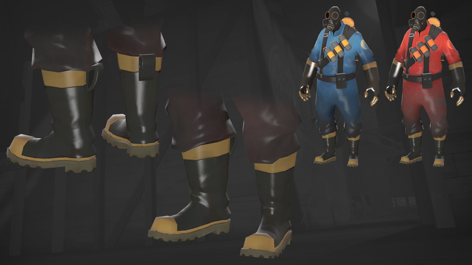 Hyperbottom Pyro Mod Tf2 Pyromaniacs Female Pyro Refit Mod for Team Fortress 2 | TF2 Mods