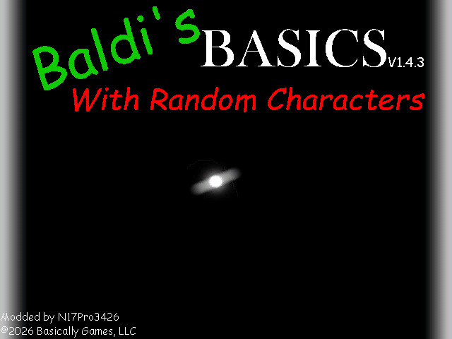 Baldi's Basics With Random Characters