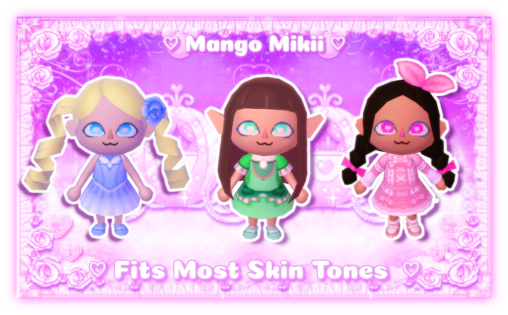 Darling Doll's Eyes  |Dollcore Galore Collab| Mod for Animal Crossing:  New Leaf | AC:NL Mods