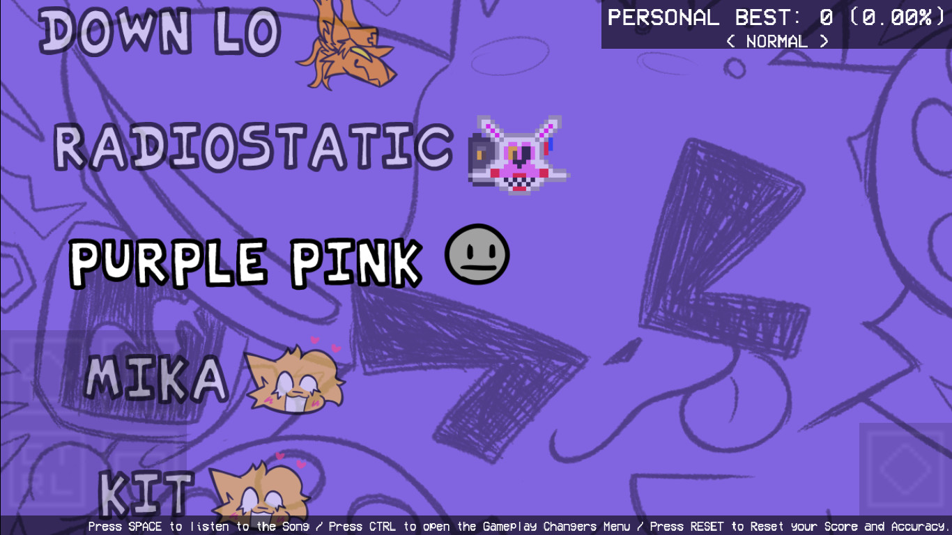 vs purple pink guy