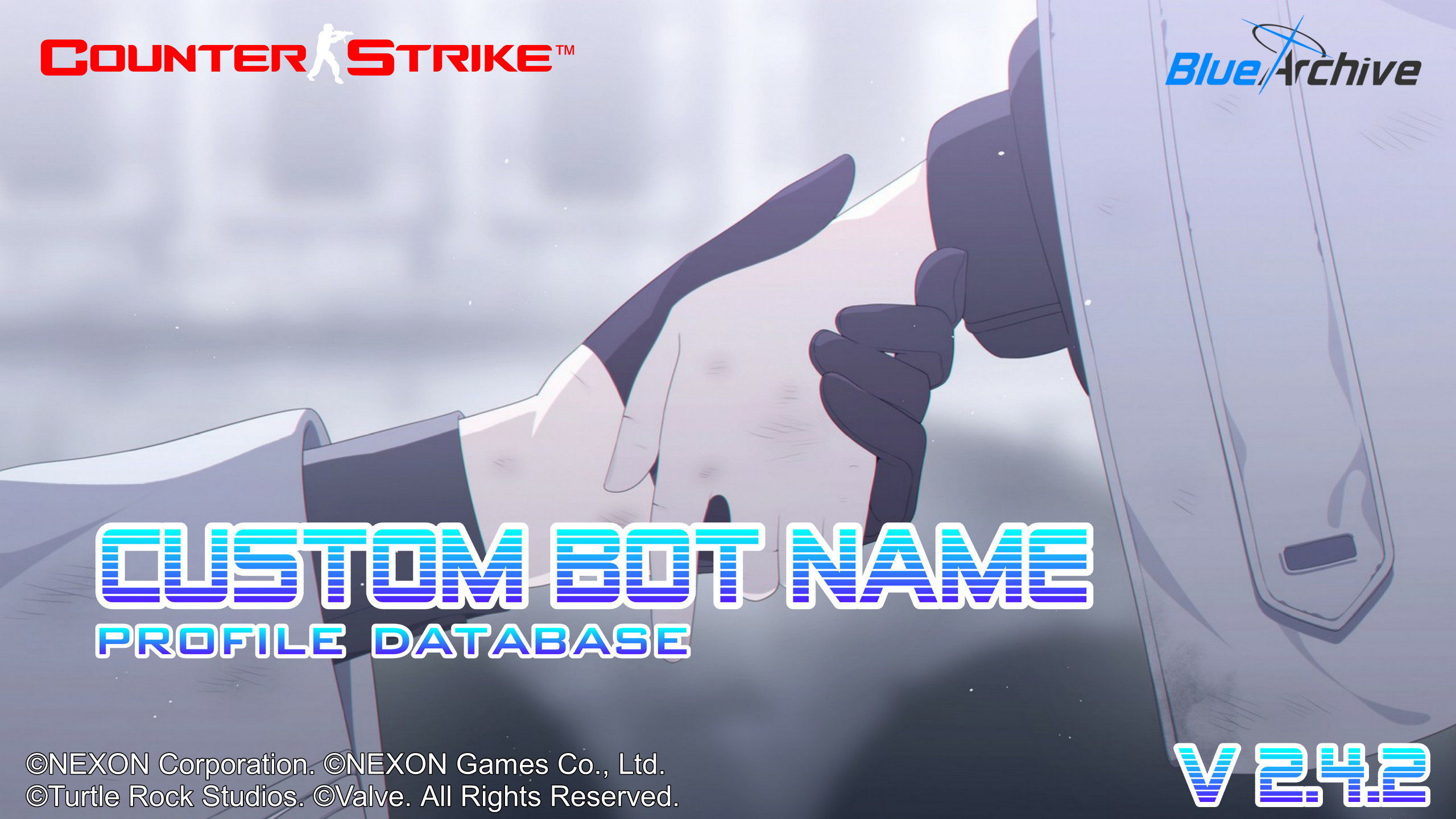 Cs Bot Names Custom BOT Name from Blue Archive Mod for Counter-Strike 1.6 | CS1.6 Mods