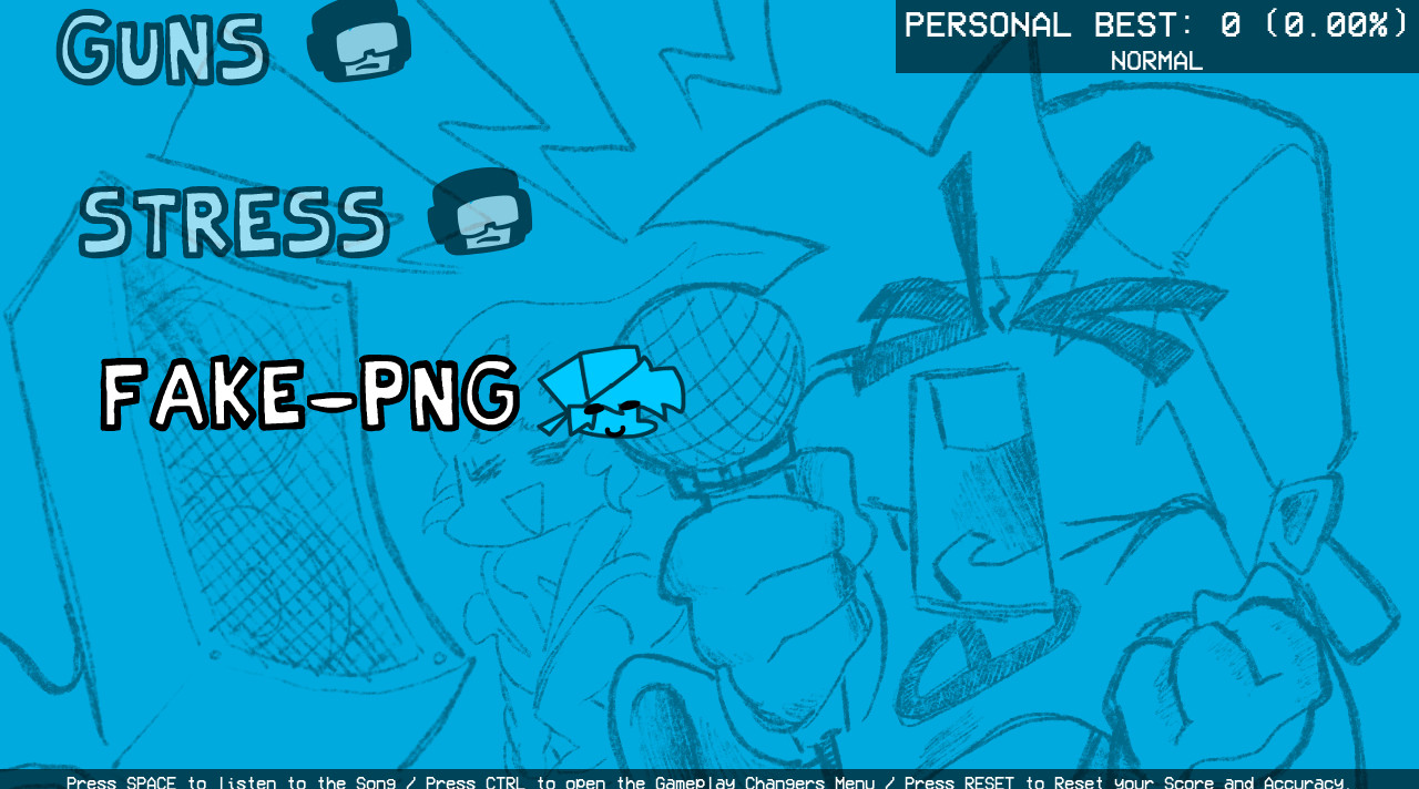 FNF' VS FAKE PNG BF