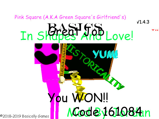 Baldi Loves Math Mod Menu Pink Square's Basics in Math And Love Mod for Baldi's Basics | Baldi Mods