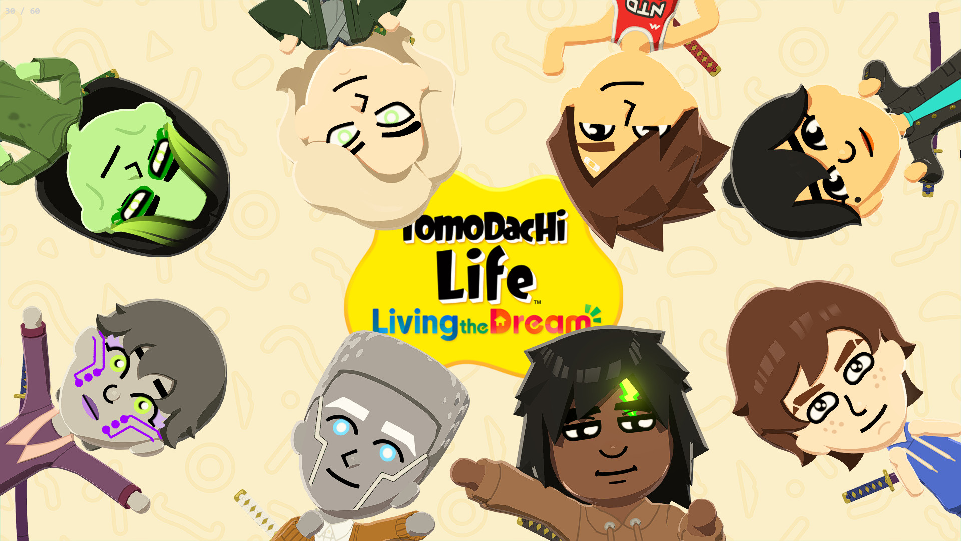 Lego Ninjago Mii Collection Mod for Tomodachi Life: Living The
