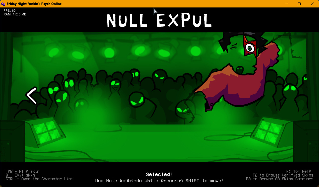 Null skin Psych Online