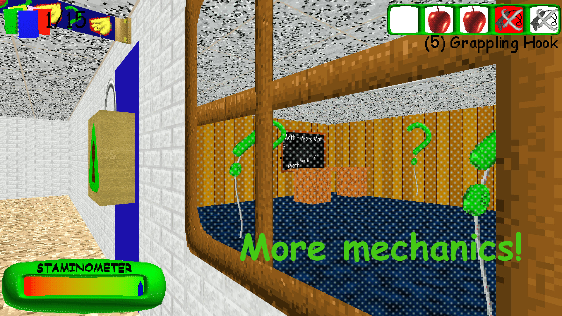 Baldi Math Notebook 15 notebooks Challenge! Mod for Baldi's Basics | Baldi Mods