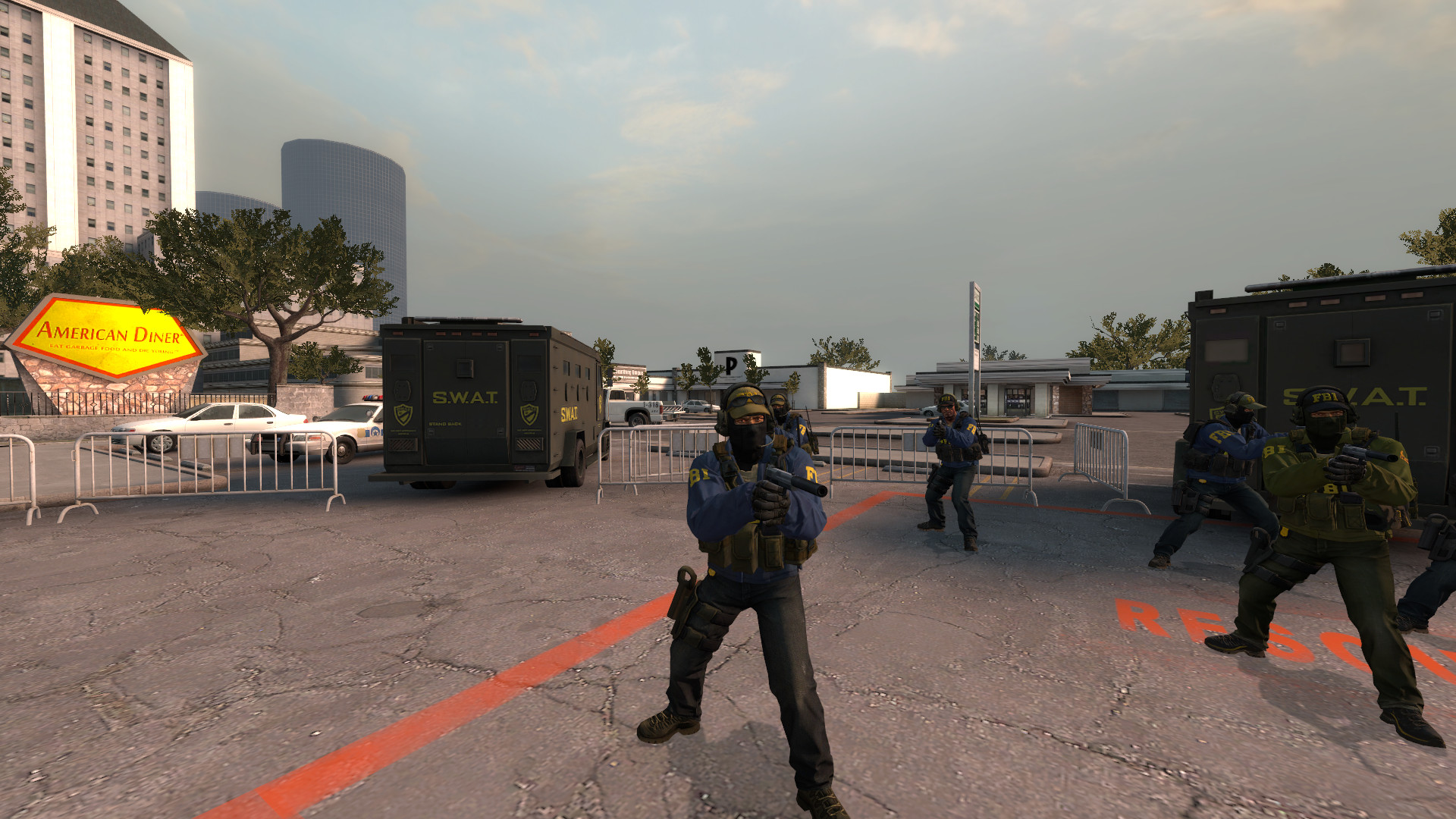 CS:GO FBI - CT TEAM Mod for Counter-Strike: Source | CS:S Mods