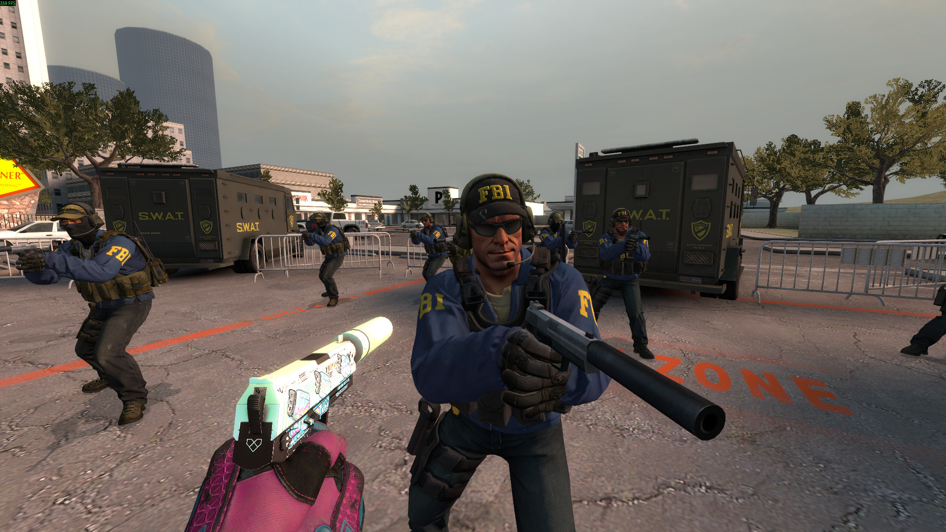 CS:GO FBI - CT TEAM Mod for Counter-Strike: Source | CS:S Mods