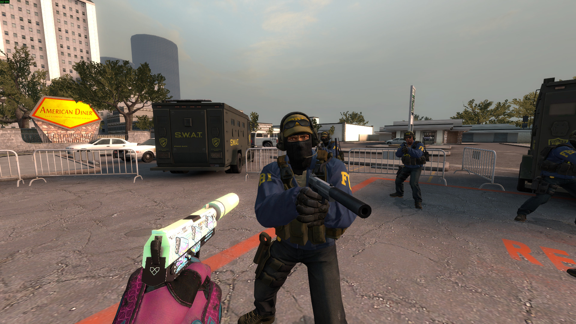 CS:GO FBI - CT TEAM Mod for Counter-Strike: Source | CS:S Mods