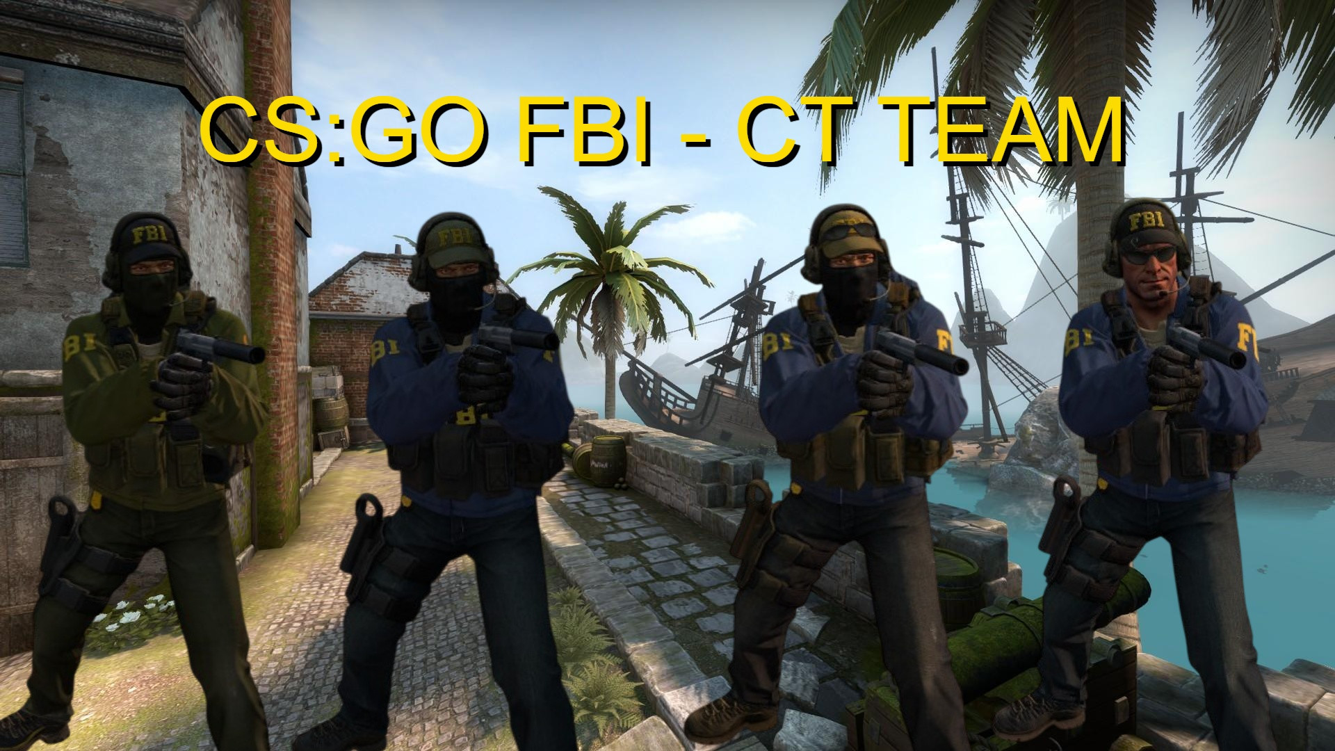 CS:GO FBI - CT TEAM Mod for Counter-Strike: Source | CS:S Mods