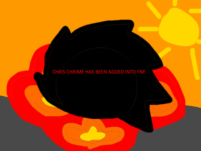 Chris Crime (my friend's oc) in FNF