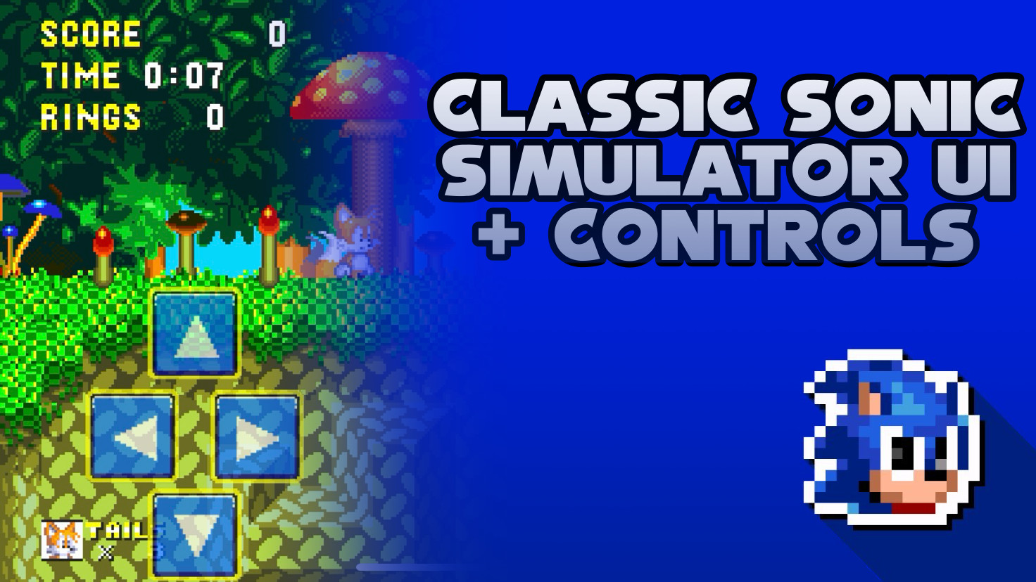 Accurate Classic Sonic Simulator UI and Controls