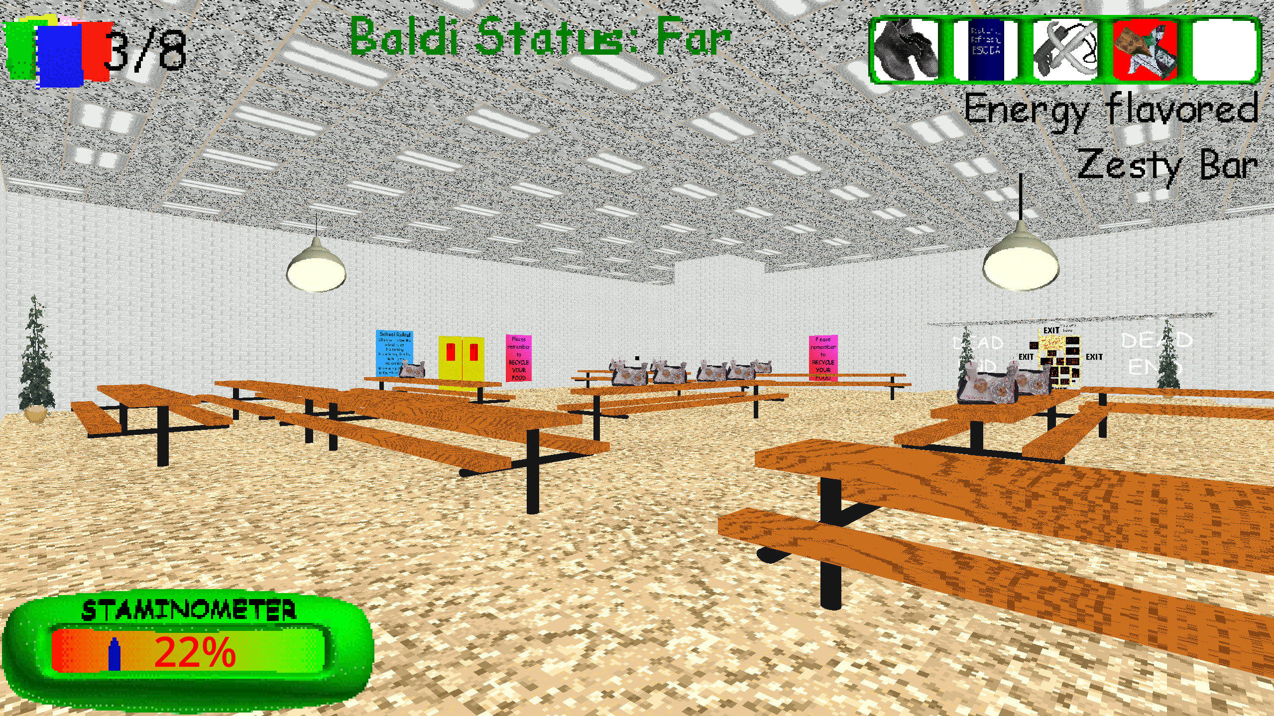 Mod status update 1 and some free to use assest Mod for Baldi's Basics ...