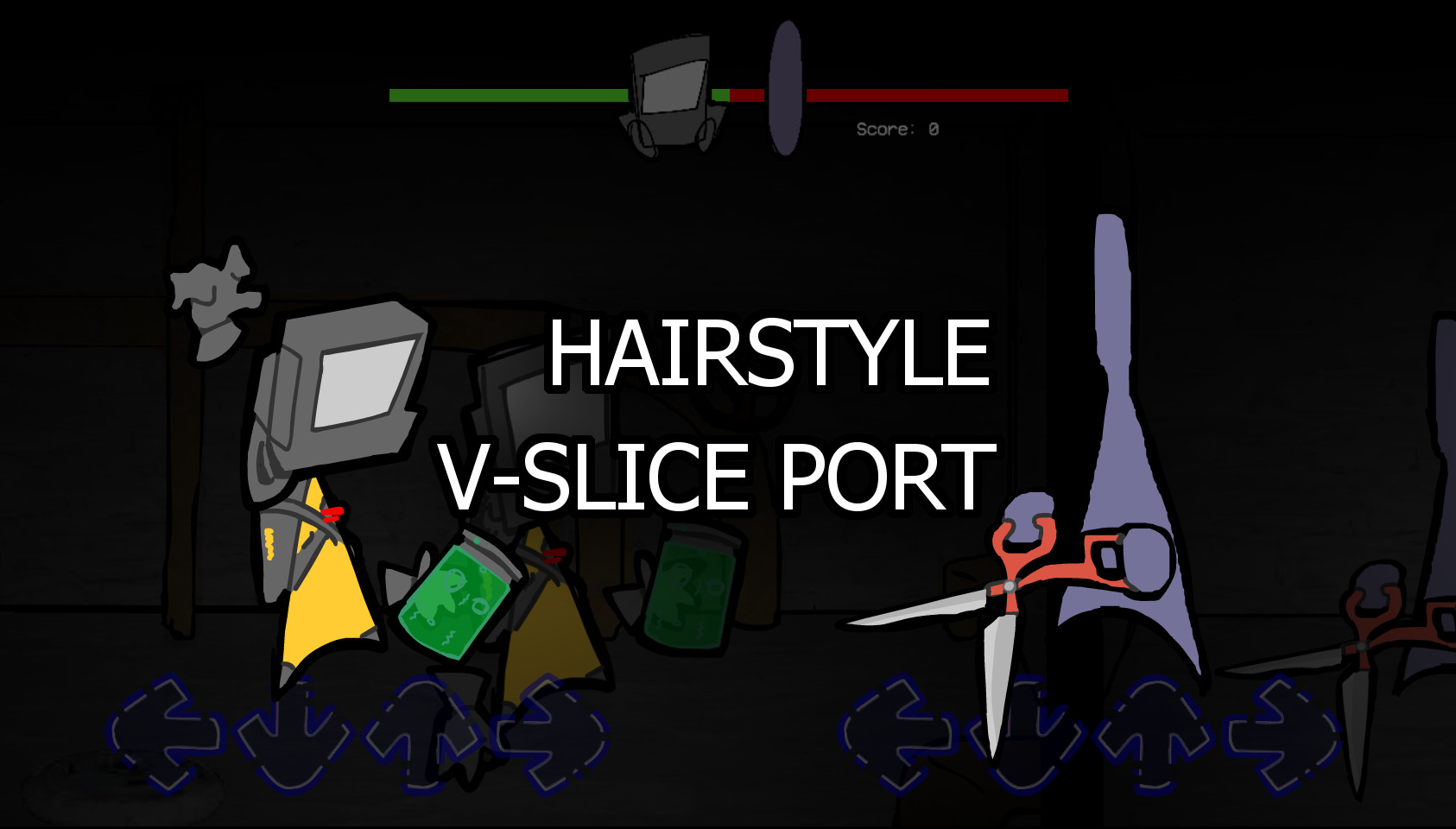 Hairstyle (Vs Lethal company) V-Slice port