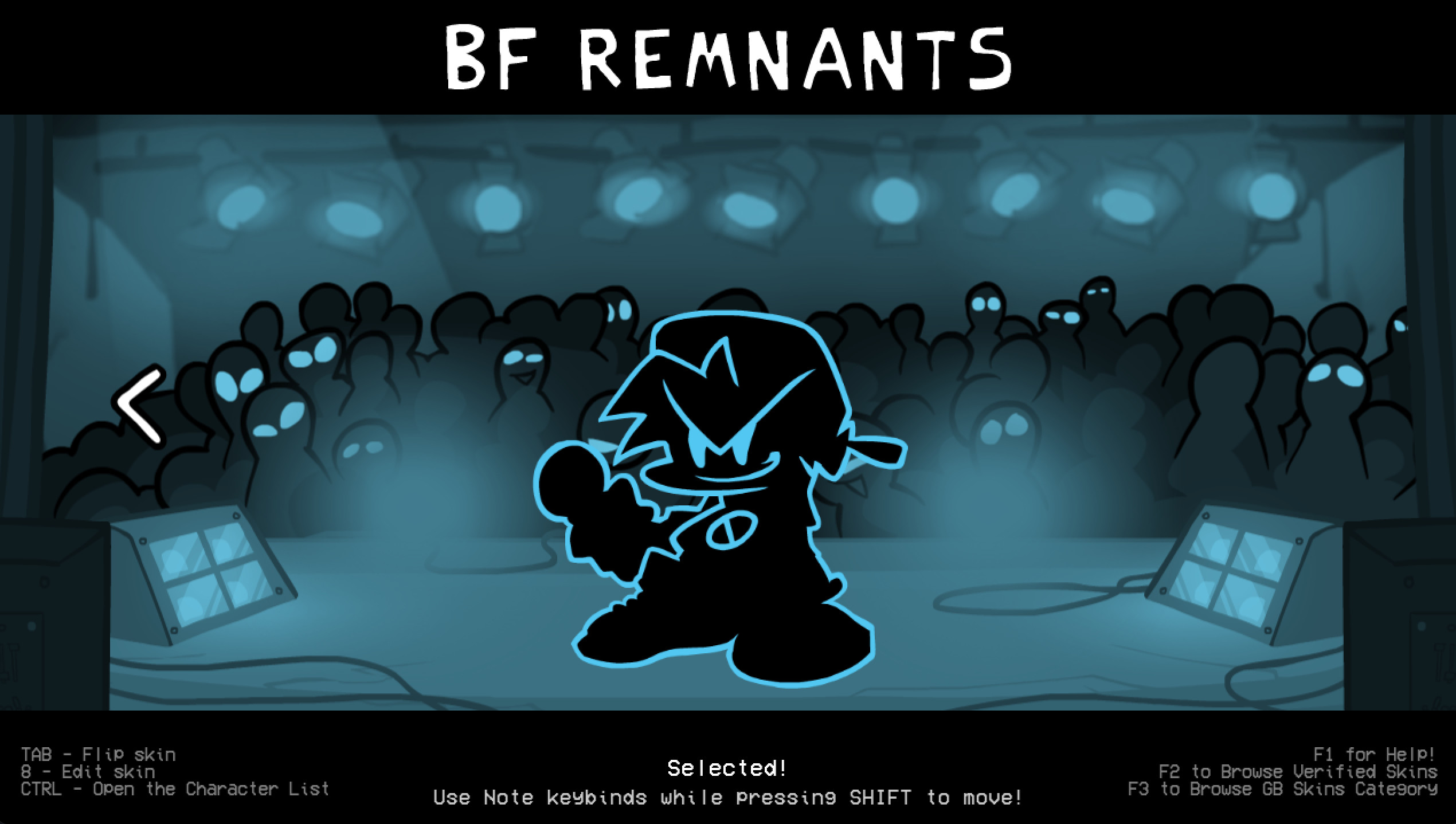 Funkin' Remnants BF Psych Online Skin