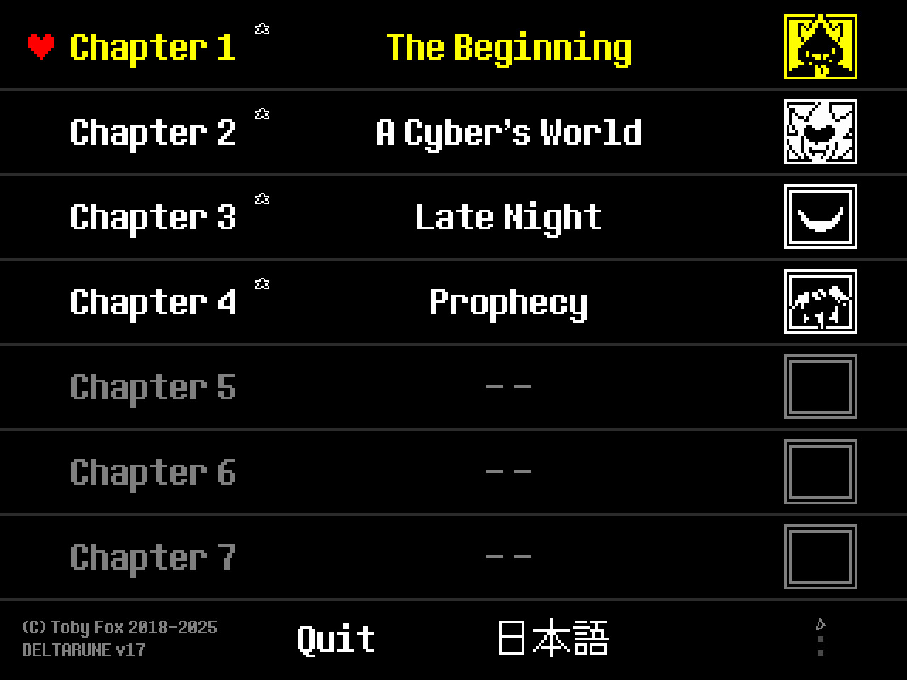 New Chapter Rp Icon More Chapter Completion Icons Mod for DELTARUNE | DR Mods