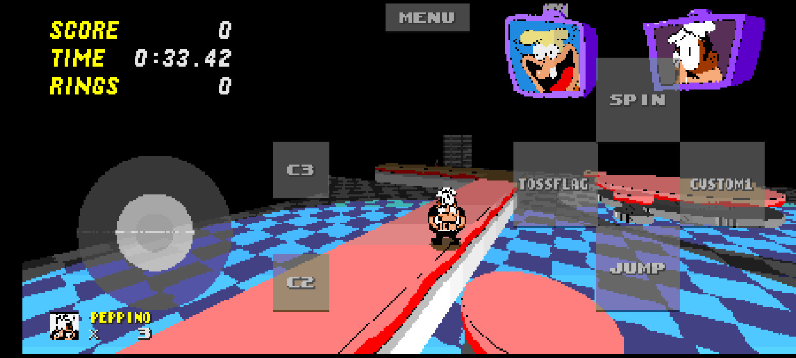 Playable Peppino & Noise in SRB2!