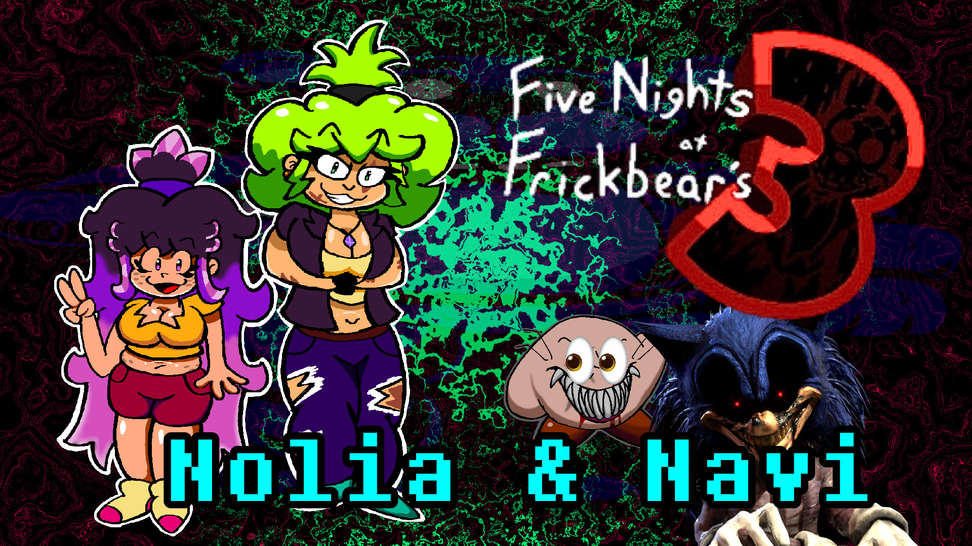 Nolia and Navi in Frickbear's 3