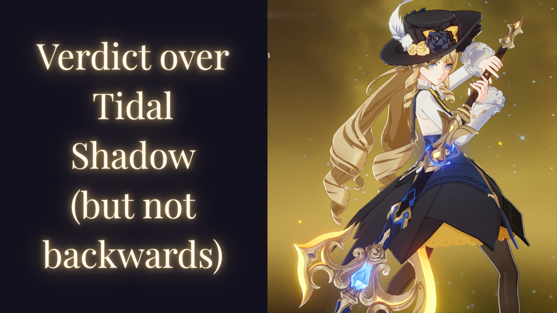 Verdict over Tidal Shadow (but not backwards)