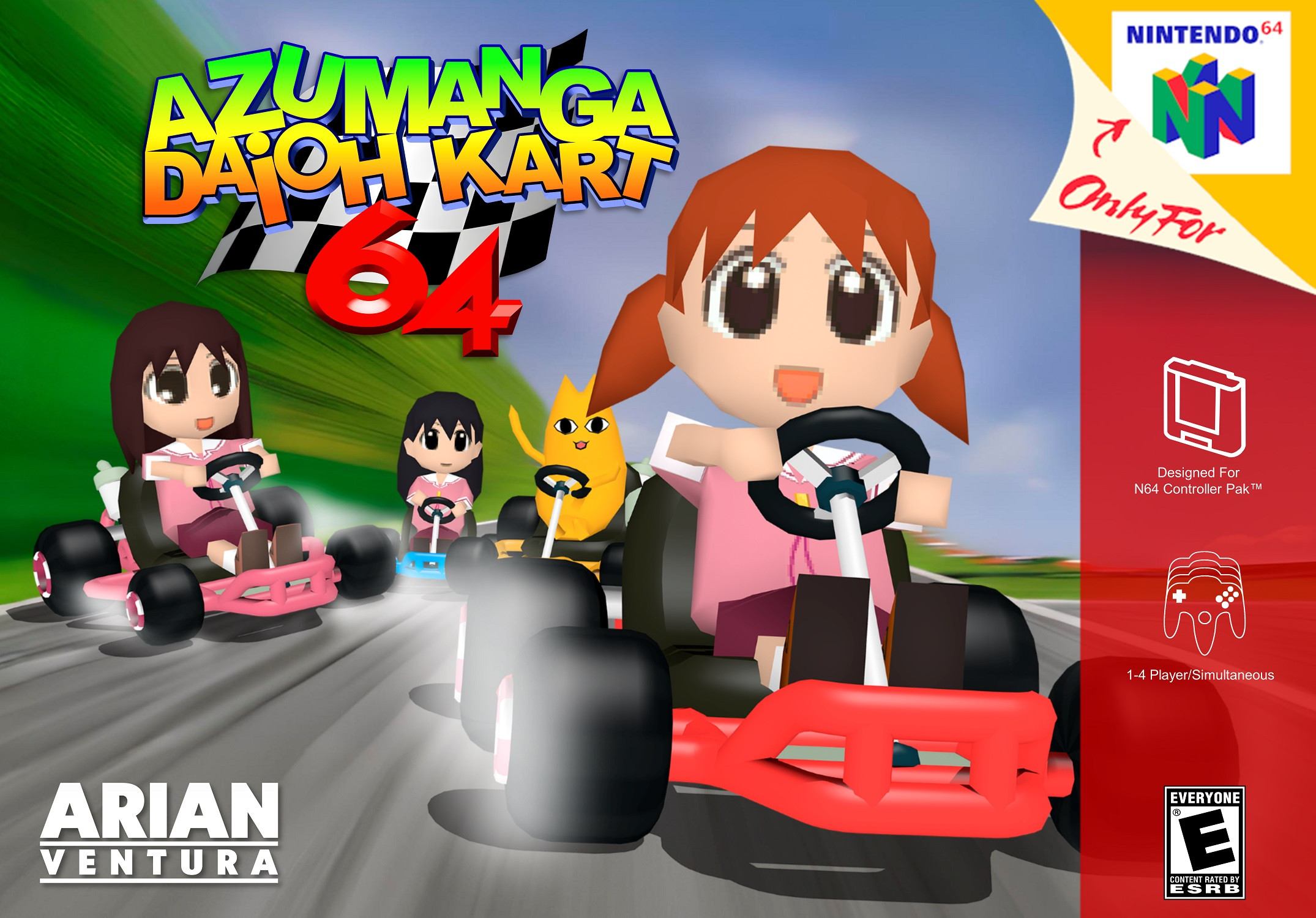 Azumanga Daioh Kart 64 Mod for Mario Kart 64 | MK64 Mods